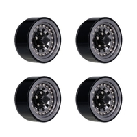 4 pièces 1.9in moyeu de jante de roue en métal Beadlock pour voiture sur chenilles 1/10 RC Compatible avec TRX4 Hsp Redcat Traxxas Tamiya Hpi Rc4wd voiture RC axiale