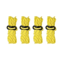 4 pièces 3.5m * 4mm Camping tente réfléchissante cordes ensemble cordon vent cordes avec boucle en alliage d