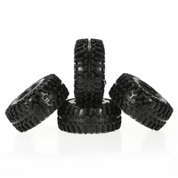 4 pièces Austar 2.2 "125mm 1/10 Pneus Échelle pour 1/10 RC4WD D90 Axial SCX10 RC Rock Crawler