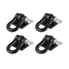 4 pièces boucle de remorquage de remorque crochet de manille de remorquage pour 1/10 RC Rock Crawler Axial SCX10 TAMIYA CC01 RC4WD D90 D110 voiture camion