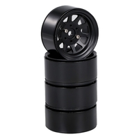 4 pièces métal 1.9in Beadlock moyeu de jante Compatible avec Axial SCX10 AXI03007 90046 Traxxas TRX4 Redcat GEN8 voiture RC