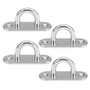 4 pièces plaque de pont plaque de pont matériel marin crochet de montage mural multifonctionnel pour chaise suspendue hamacs Yoga boxe sac de frappe sangles de formation