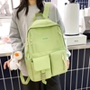 4 pièces toile sac à dos Combo ensemble sac d