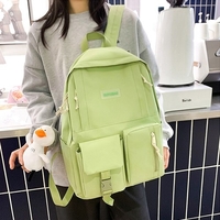 4 pièces toile sac à dos Combo ensemble sac d