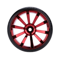 4 pièces/ensemble 1/10 pneus de voiture à la dérive pneu dur pour Traxxas HSP Tamiya HPI Kyosho voiture à la dérive sur route