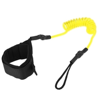 4 Pieds Cheville Leash Surf Elastic Coiled Stand UP Paddle Board Leg Rope