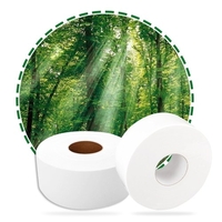 4 rouleaux 4 couches 90 mm * 130 mm pâte de bois papier de soie papier hygiénique ménage rouleau de papier toilette avec noyau point d