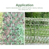 40 CM réaliste cour intérieure garde-corps décoration de jardin plante extensible clôture naturelle étanche Dampproof Paling