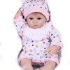 40 cm Reborn Bébé Poupée Jouet De Bain Silicone Corps Yeux Ouvert Avec Des Vêtements Réaliste Mignon Cadeaux Jouet