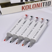 40 couleurs Double jumelage Marquage Marqueur stylos Art Sketch Surligneurs pour colorés Dessin graphique Coloriage Peinture Surlignage Soulignement