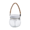 400 ml Mason Jar humidificateur humidificateur à brume de verre avec veilleuse 7 couleurs poignée en corde diffuseur d