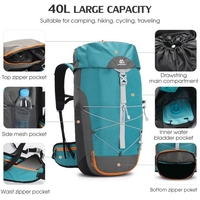 40L grande capacité léger isolé hydratation sac à dos épaule loisirs en plein air sac à dos sport sac à dos