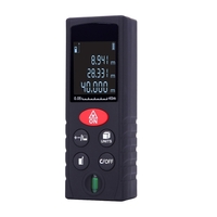 40m / 131ft Mini ordinateur de poche numérique Laser Distance compteur haute précision Range Finder zone Volume mesure niveau bulle