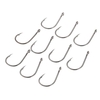 40pcs fort crochet en acier inoxydable Sharpened Jigging poisson Hameçon Jig Big Pêche Crochets Saltwater Bait porte Baitholder avec Barb et trou dans un Pack Case