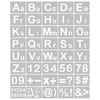 40PCS Pochoirs Lettre et Numéro Modèle Pochoirs Alphabet Lavables Réutilisables Modèles D