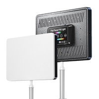 40W RGB LED panneau lumineux professionnel photographie vidéo lumière bi-couleur température 3000K-6500K luminosité réglable plusieurs Modes rvb haute RA95 + avec tête sphérique télécommande pour Portrait nature morte photographie flux en direct 