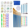 41 pièce Mandala pointillage outils peinture à la main pochoirs boule Palette pinceaux multifonction gaufrage point Kit pour toile roches coloriage dessin artisanat Art fournitures travail manuel décoration