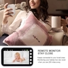 4.3 affichage vidéo bébé moniteur avec caméra et Audio vue large à distance deux voies Audio parler infrarouge Vision nocturne 8 berceuses US 4.3 480x272 ABM100