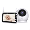 4.3 affichage vidéo bébé moniteur avec caméra et Audio vue large à distance deux voies Audio parler infrarouge Vision nocturne 8 berceuses US 4.3 480x272 ABM100
