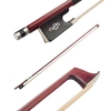 4/4 pleine taille solide violon brésilien violon archet bien équilibré style cercle grenouille ébène