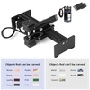 450nm 30W Machine de gravure laser à longueur focale fixe Mini imprimante de gravure laser de bureau Portable Carver DIY Laser Marque Marque Imprimante Zone de travail 170x200mm,  Compatible avec le logiciel GRBL