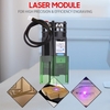 450nm 30W Module Laser avec couvercle de protection fixe longueur focale Laser gravure tête haute vitesse Laser graveur Cutter 3D imprimante CNC routeur Laser Module pour bricolage artisanat bois cuir tissu papier découpe gravure
