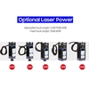 450nm 40W Module Laser à Distance Focale Fixe Tête de Gravure Laser Haute Vitesse Laser Graveur Cutter Imprimante 3D CNC Routeur Module Laser pour Bricolage Artisanat Bois Cuir Tissu Papier Coupe Gravure