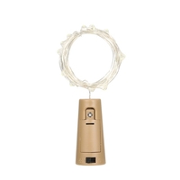 4.5V 0.9W 1.5mètres 15 LED Fil de Cuivre Guirlande Lumineuse Fée 6 Pack Blanc Twistable Pliable Bouchon de Bouteille Atmosphère Lampe IP65 Résistance à l