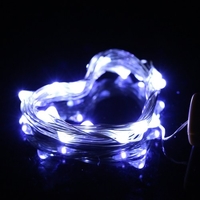 4.5V 1.2W 2mètres 20 LED guirlande lumineuse en fil de cuivre