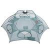 4/6/8/10 trous piège de pêche automatique Portable pliant filet de pêche poisson crevettes méné crabe maille piège Cage