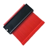4.7 pouces/120 MM contour jauge duplicateur mise en forme irrégulière règle de mesure pour le travail du bois traçage revêtement de sol moulage réparation bricolage décoration