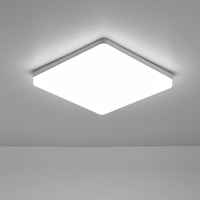 48W 6500-7000K LED plafonnier encastré plafonnier carré pour couloir de chambre à coucher de cuisine