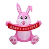 4.92FT LED Pâques agitant le lapin gonflable allumé gonflable de Pâques