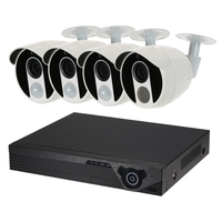 4CH 1080N Enregistreur Vidéo Numérique + 3pcs 1080 P AHD Caméra + 1 pcs 1080 P AHD Caméra + 4 * BNC Connecteur