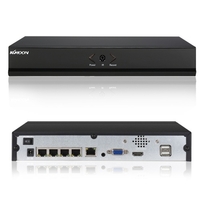4CH POE NVR (1080p/3MP/4MP/5MP/6MP/8MP/4K) enregistreur vidéo réseau POE prise en charge de la détection de mouvement P2P pour système de surveillance de sécurité CCTV