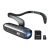 4K 30FPS Caméra montée sur la tête Caméra vidéo WiFi portable Caméscope Webcam + Carte mémoire Andoer 32 Go Classe 10 Carte TF Adaptateur de carte TF