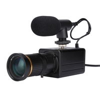 4K HD caméra ordinateur caméra USB Webcam 10X Zoom optique mise au point manuelle Compensation d