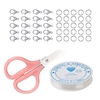 4mm R-ing projets de bricolage perles à billes multicolores accessoires e-arrings outil pour la fabrication de ficelle cadeau cadeau