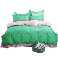 4pcs / set ensemble de literie à la mode de maison de dessin animé