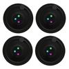 4PCS / Set Led Coaster Round Shape Lumineux Coaster Cup Mat