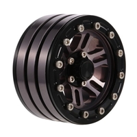 4pcs 1/10 en alliage de métal 1, 9 "roue jante Beadlock