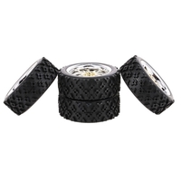 4PCS 1/10 RC Pneu Sur Route Pneu Étoiles Motif pour 1/10 HSP Redcat Traxxas Tamiya HPI RC Buggy