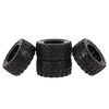 4PCS 1/10 RC tout-terrain pneu longueur bloc bande de roulement motif 10 rayons Rim pour 1/10 HSP HPI Redcat RC4WD RC Monster Truck