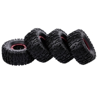 4pcs 135mm roue de pneu gonflable en caoutchouc de jante de 2, 2 pouces jante