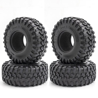 4pcs 2.2inch RC chenille caoutchouc pneus RC voiture pneus remplacement pour 1/10 TRX4 SCX10 90046 90047 90048 RR10 RC voiture