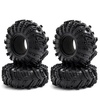 4pcs 2.2inch RC chenille caoutchouc pneus RC voiture pneus remplacement pour 1/10 TRX4 SCX10 90046 90047 90048 RR10 RC voiture