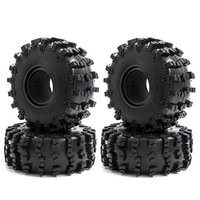 4pcs 2.2inch RC chenille caoutchouc pneus RC voiture pneus remplacement pour 1/10 TRX4 SCX10 90046 90047 90048 RR10 RC voiture