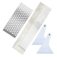 4pcs 5D diamant peinture accessoires diamant peinture règle outil de correction