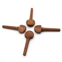 4pcs Cheville en bois pour 4/4 Violon cheville de remplacement