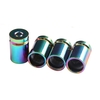 4pcs couvercle de la tige de valve de pneu bouchons en aluminium roue de voiture bouchon de valve de pression d